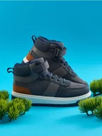 Buty dla chłopców - Sinsay - Botki - granatowy - miniaturka - grafika 1