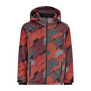 CMP, Kid Jacket Snaps Hood, Boy, Grenadine-Titanio, 140 - Kurtki i płaszcze dla chłopców - miniaturka - grafika 1