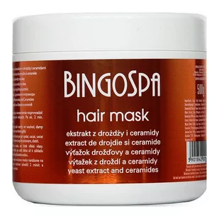 BingoSpa Maska do włosów z ekstraktem z drożdży - Hair Mask With Yeast Extract Maska do włosów z ekstraktem z drożdży - Hair Mask With Yeast Extract - Maski do włosów - miniaturka - grafika 1