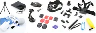 Akcesoria do kamer sportowych - Xrec ZESTAW Akcesoria do GoPro HERO 5 4 3+ 3 + / SJCAM SJ7000 / SJ6000 / SJ5000 / SJ4000 - miniaturka - grafika 1