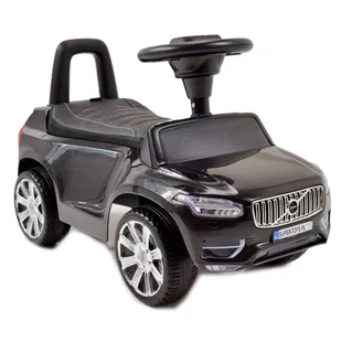 Import SUPER-TOYS JEŹDZIK ODPYCHACZ ORYGINALNE VOLVO XC 90 MIĘKKIE KOŁA MIĘKKIE SIEDZENIE DŹWIĘKI/DKP02-BASIC DK-P02 BASIC-CZARNY - Pojazdy elektryczne dla dzieci - miniaturka - grafika 1