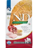 Sucha karma dla psów - FARMINA N&D Ancestral Grain dog Adult Medium & Maxi Chicken & pomegranate 2,5 kg - - miniaturka - grafika 1