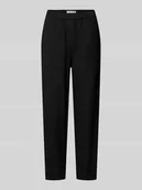 Spodnie damskie - Spodnie wąskie z dodatkiem wiskozy - miniaturka - grafika 1