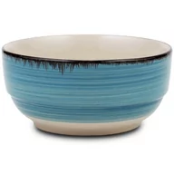 Miski i półmiski - Nava Miska Miseczka Ceramiczna Na Płatki Sałatki Surówki Budyń Zupę Faded Blue 14 Cm | 600 Ml - miniaturka - grafika 1