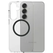 Etui i futerały do telefonów - Etui PANZERGLASS Flagship Urban do Samsung Galaxy S25+ Przezroczysto-czarny - miniaturka - grafika 1