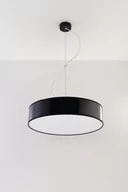 Lampy sufitowe - Sollux Lighting Lampa wisząca ARENA 45 czarna - miniaturka - grafika 1