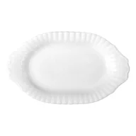 Miski i półmiski - CHODZIEŻ IWONA PÓŁMISEK OWALNY 39CM BIAŁY C000 - miniaturka - grafika 1