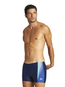 Kąpielówki męskie - Arena Kąpielówki w kolorze granatowo-biało-turkusowym - miniaturka - grafika 1