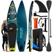 Deski SUP i akcesoria - Deska SUP do pływania pompowana NEO-SPORT Paddle Reefbreak 350cm + wiosło i pompka - miniaturka - grafika 1