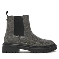 Botki damskie - Sztyblety Steve Madden Moonlit SM11003468 Srebrny - miniaturka - grafika 1