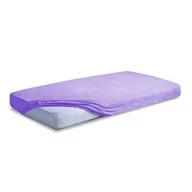 Prześcieradła - Matex Prześcieradło Frotte Premium z gumką jasnofioletowe 180x200 mx-180-pft-22 - miniaturka - grafika 1