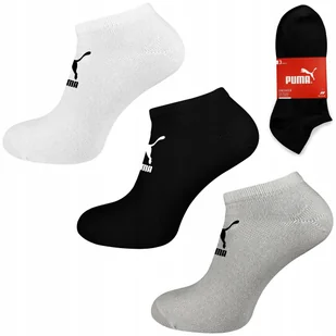 Skarpety bawełniane stopki PUMA BASIC SNEAKER - 35-38 - Skarpetki męskie - miniaturka - grafika 1