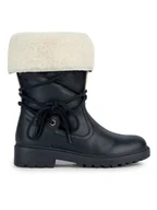 Buty dla dziewczynek - Geox Kozaki J Casey Girl B Abx J367ZA 000BU C9999 D Czarny - miniaturka - grafika 1