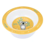Sztućce dla dzieci - Canpol babies Miska dla niemowlaka żółta 6O42EI 6O42EI SAM ONE SIZE - miniaturka - grafika 1