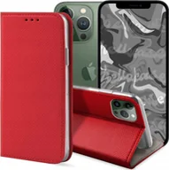 Etui i futerały do telefonów - Hello Case ETUI Z KLAPKĄ DO iPhone 14 Pro Max CZERWONE ZAMYKANE MAGNETYCZNE - miniaturka - grafika 1