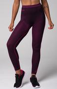 Spodnie damskie - SPAIO POWERFUL getry termoaktywne damskie, Kolor czarno-fioletowy, Rozmiar L, Spaio - Intymna - miniaturka - grafika 1