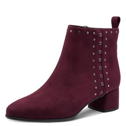 Marco Tozzi Damskie 2-25341-45 modne kozaki, Mulberry, 41 EU, Mulberry, 41 EU