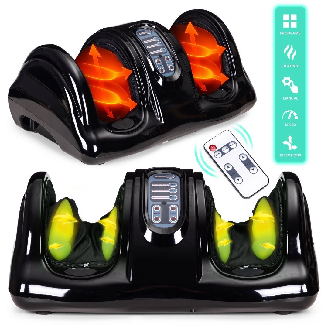 Masażer elektryczny do stóp i nóg z funkcją grzania refleksologia 4 tryby p