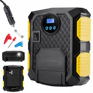 Akcesoria motoryzacyjne - Kompresor Samochodowy Pompka Sprężarka 12V Led Lcd - miniaturka - grafika 1