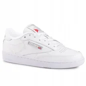 Sneakersy damskie - Buty sneakersy damskie Reebok Club C 85 White - miniaturka - grafika 1
