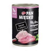 Mokra karma dla kotów - Pan Mięsko Karma mokra dla kota Kurczak z cielęciną 400 g - miniaturka - grafika 1