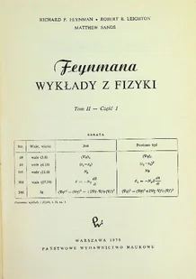Feynmana wykłady z fizyki Tom II Część 2 - Fizyka i astronomia - miniaturka - grafika 1