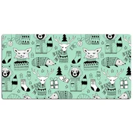 Podkładki na biurko - Duża podkładka na biurko Skandynawskie zoo 120x60cm, Dywanomat - miniaturka - grafika 1