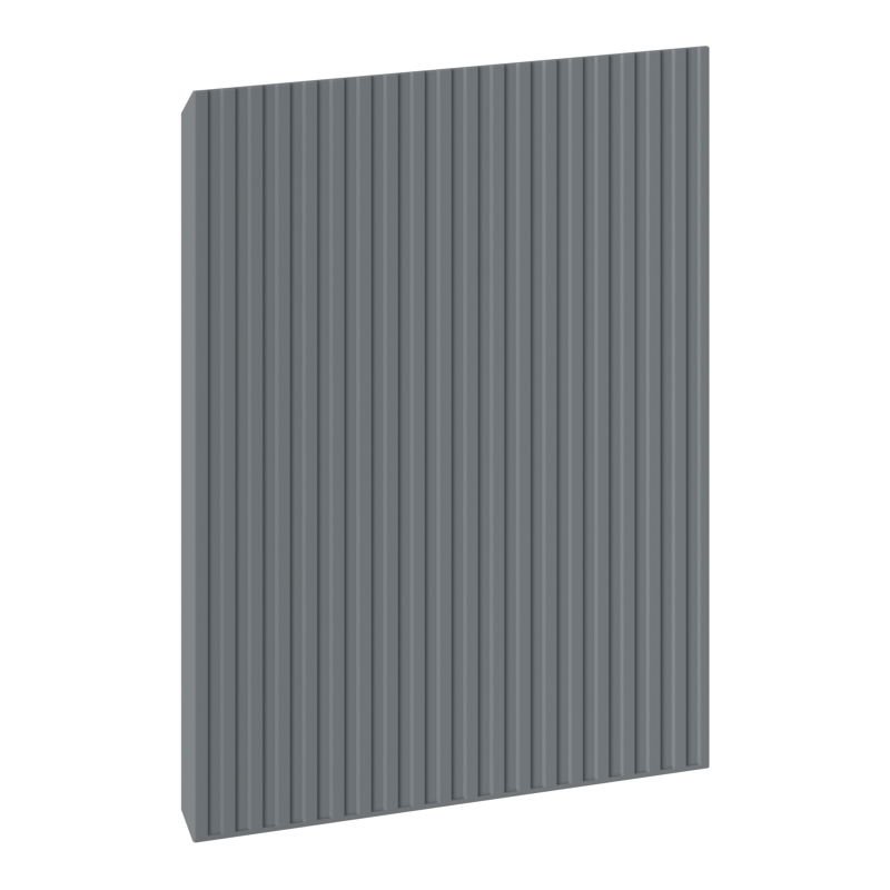Mexen Rivel front ryflowany do korpusu szafki łazienkowej 30 x 43,5 cm, grafit mat - 91A21-0300-470-1-66