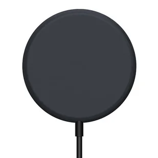 Crong Ładowarka indukcyjna MagSpot Wireless Charger MagSafe 15W Grafitowy - Ładowarki do telefonów - miniaturka - grafika 1