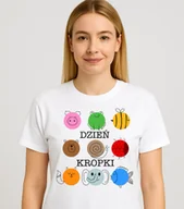 Koszulki dla dziewczynek - Damska koszulka na Dzień kropki - miniaturka - grafika 1