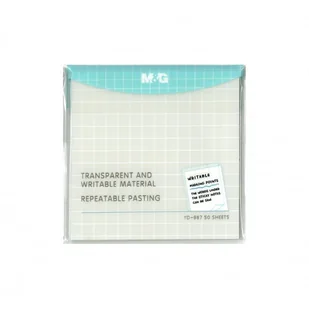 Karteczki samoprzylepne transparent 50K 76x76 M&G - Pedagogika i dydaktyka - miniaturka - grafika 1