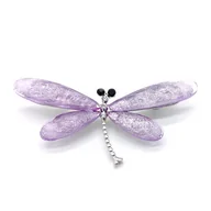 Broszki - Broszka damska Ważka kolor liliowy - miniaturka - grafika 1