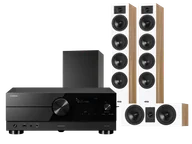 Kino domowe - Yamaha RX-A2A (czarny) + Diva 6 + 7 (dąb) + BASSO 880 (czarny) - miniaturka - grafika 1