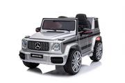 Pojazdy elektryczne dla dzieci - RAMIZ Pojazd Mercedes G63 AMG Lakierowany Srebrny PA.BBH-0003.EXL.SR - miniaturka - grafika 1