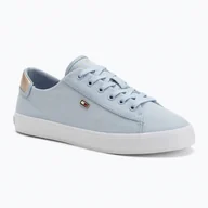 Trampki damskie - Trampki damskie Tommy Hilfiger Vulc Canvas Lace Up breezy blue - miniaturka - grafika 1