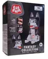 Klocki - KLOCKI ELEFUN FANTASY COLLECTION Mini klocki PIES HUSKY 134 el. - miniaturka - grafika 1