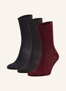 Falke Skarpety Happy Box, 3 Pary, Z Pudełkiem Prezentowym grau - Skarpetki damskie - miniaturka - grafika 1