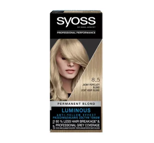 Syoss Permanent Blond farba 8_5 Popielaty Blond - Farby do włosów i szampony koloryzujące - miniaturka - grafika 1