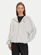 Bluzy damskie - Puma Bluza PUMA X ROSÉ T7 633801 10 Szary Oversize - miniaturka - grafika 1