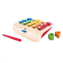 HaPe TĘCZOWE CYMBAŁKI z sorterem kształtów HP 0334 - Sortery dla dzieci - miniaturka - grafika 2