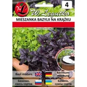 Nasiona i cebule - Nasiona na krążku nasiennym - bazylia mieszanka odmian W.Legutko - miniaturka - grafika 1