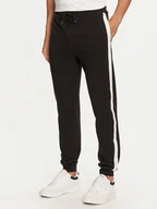 Spodnie sportowe męskie - Tommy Hilfiger Spodnie dresowe UM0UM03013 Czarny Regular Fit - miniaturka - grafika 1