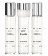 Zestawy perfum męskich - Chanel Allure Homme Sport Eau Extreme, zestaw kosmetyków, 3 szt. - miniaturka - grafika 1
