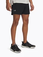 Spodenki męskie - Under Armour Szorty w kolorze czarnym do biegania - miniaturka - grafika 1