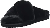 Kapcie damskie - flip*flop Damskie kapcie crossfur 2, czarne, 37 EU - miniaturka - grafika 1
