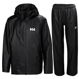 Kombinezon przeciwdeszczowy Helly Hansen Moss, junior, czarny - Pozostała odzież narciarska - miniaturka - grafika 1
