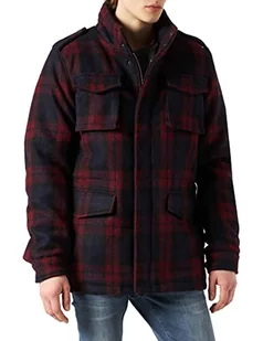 MO Kurtka męska w kratkę 14309091, Czerwony Marine, S - Kurtki męskie - miniaturka - grafika 1