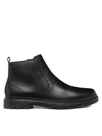 Botki męskie - Geox Trzewiki U Spherica Ec1 B Abx U46HNC 00043 C9999 Czarny - miniaturka - grafika 1