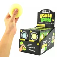 Zabawki zręcznościowe - Sensoryczny gniotek Neon świeci w ciemności mix Robe - zabawka - miniaturka - grafika 1