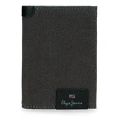 Portfele - Pepe Jeans Hilltop Portfel pionowy z portmonetką szary 8,5 x 11,5 x 1 cm Skóra by Joumma Bags, Szary, Talla única, Pionowy portfel z portfelem - miniaturka - grafika 1